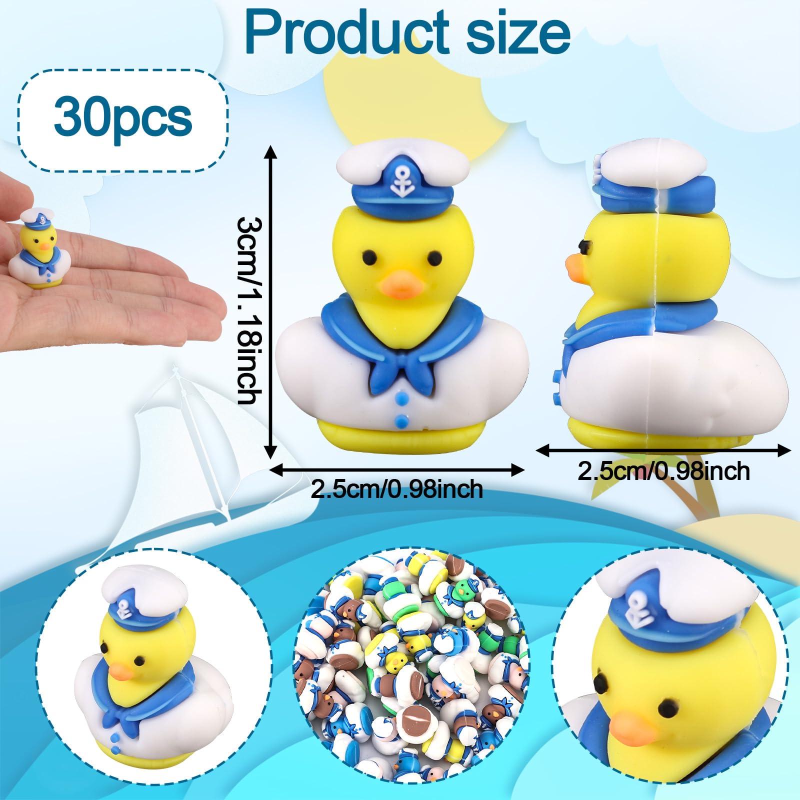 60pcs Cruise Rubber Ducks - Image 2
