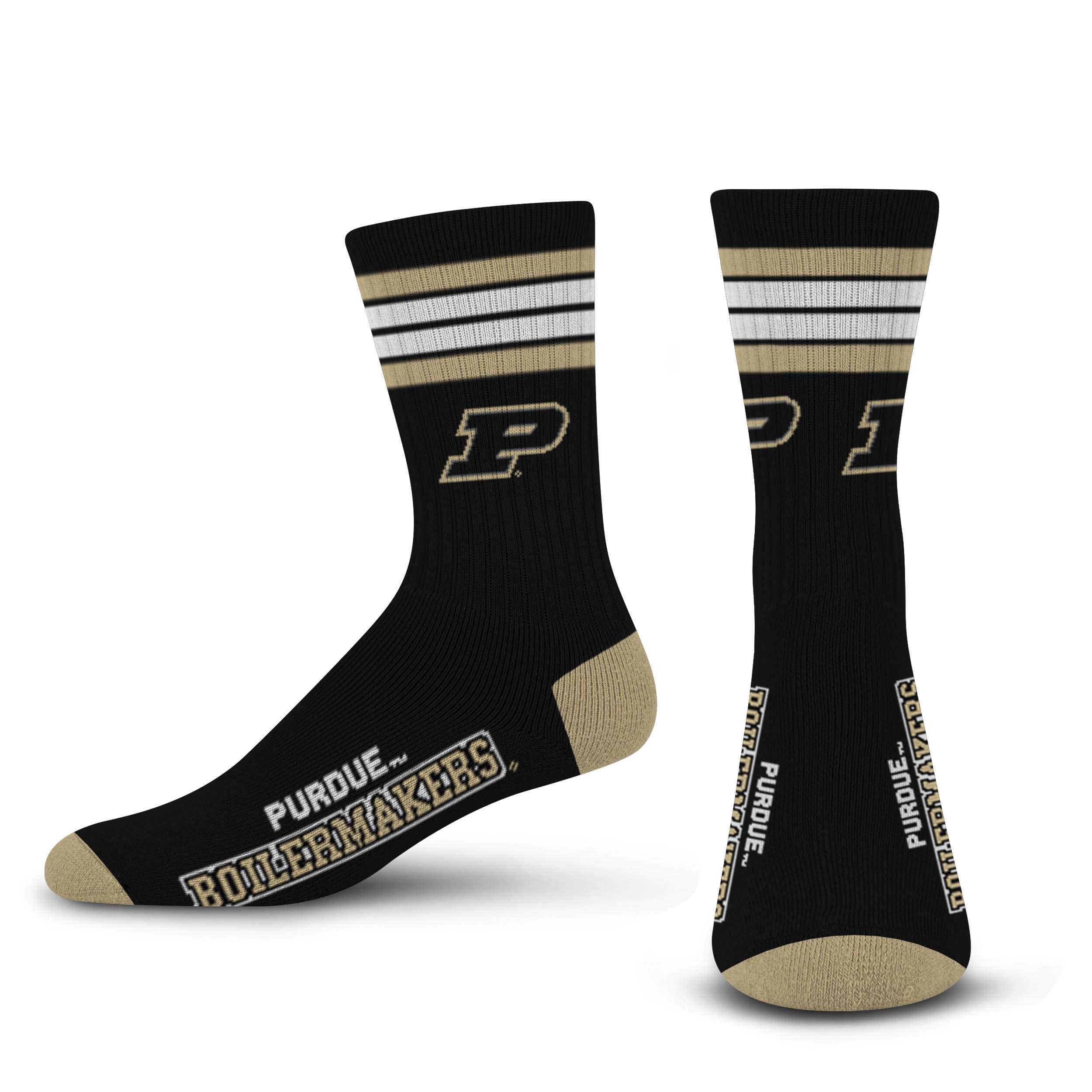 For Bare Feet FBF NCAA unisex-adult 4 Stripe Deuce Crew Ncaa โ image 1