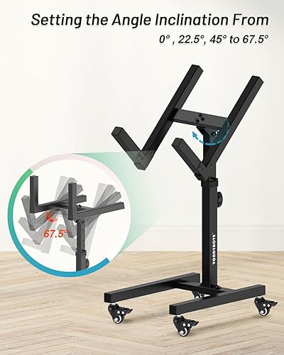 Miniatura 4 de Vondynote Soportes para amplificador de guitarra, amplificador móvil ajustable, soporte trasero inclinable o amplificadores para altavoces, soportes