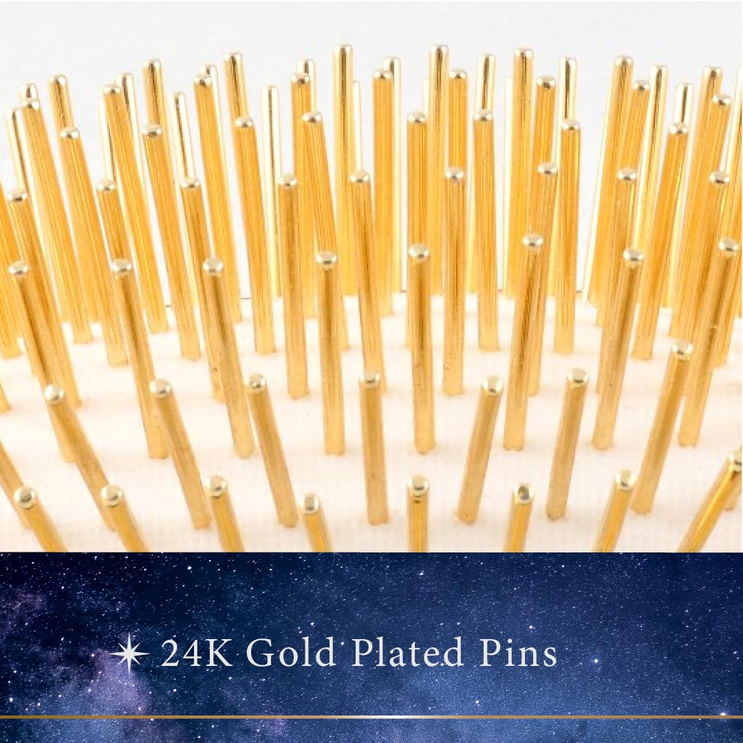Pandora's 頭皮マッサージブラシ 金メッキ（大） Amazon | Pandora's Beauty Box The Golden Brush/マッサージ/スカルプ