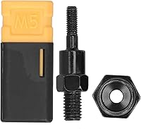 Vista 1 de M5 Herramienta de tuerca de remache manual Mandril y pieza de nariz Puntas de repuesto Puntas de repuesto Cabeza Mano Tuercas Remachadora Piezas