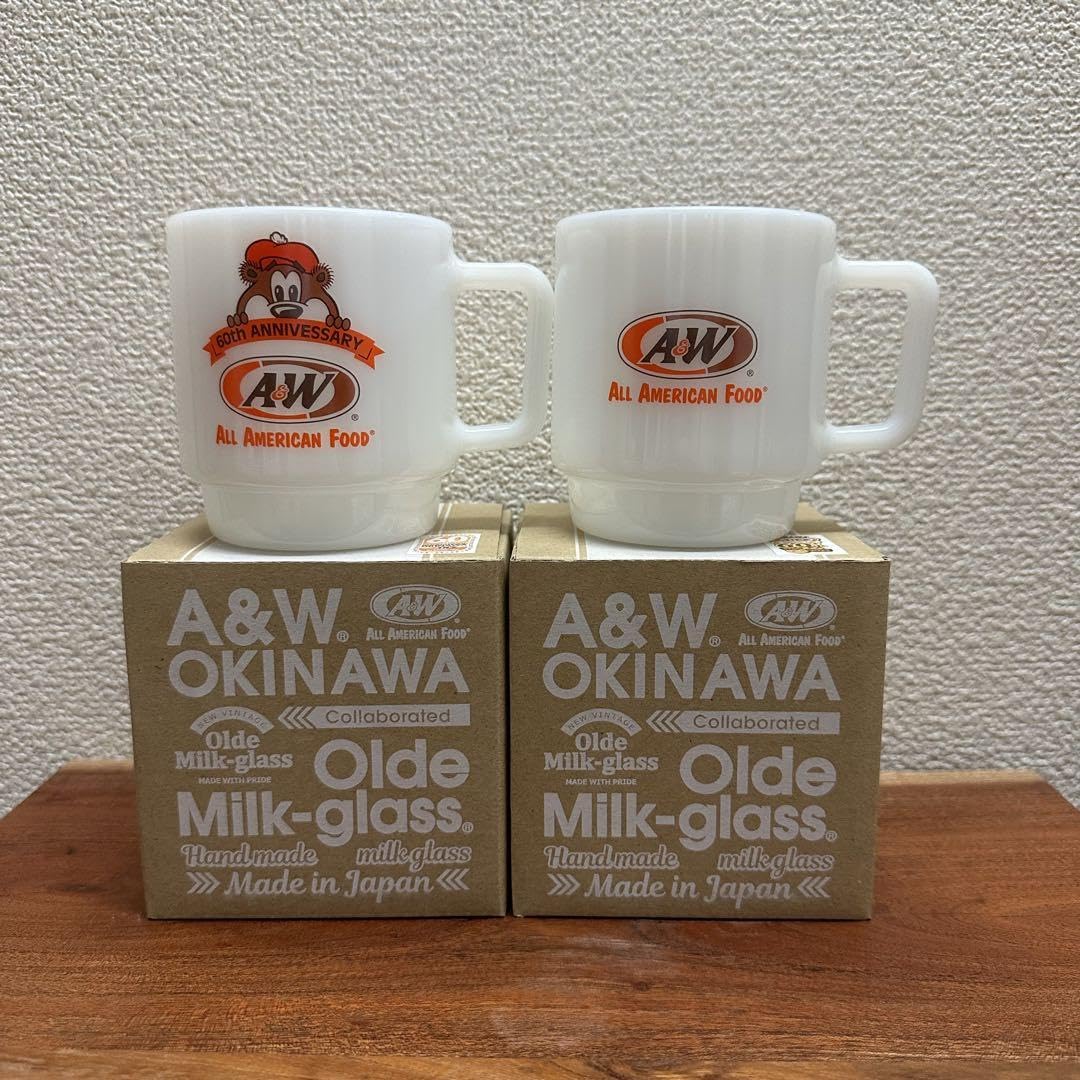 Amazon.co.jp: A&W スタッキングマグ 2個セット A&W沖縄 沖縄限定 