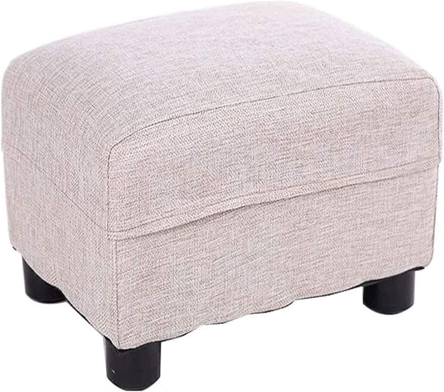Tabouret maison salon repose-pieds confortable en tissu solide