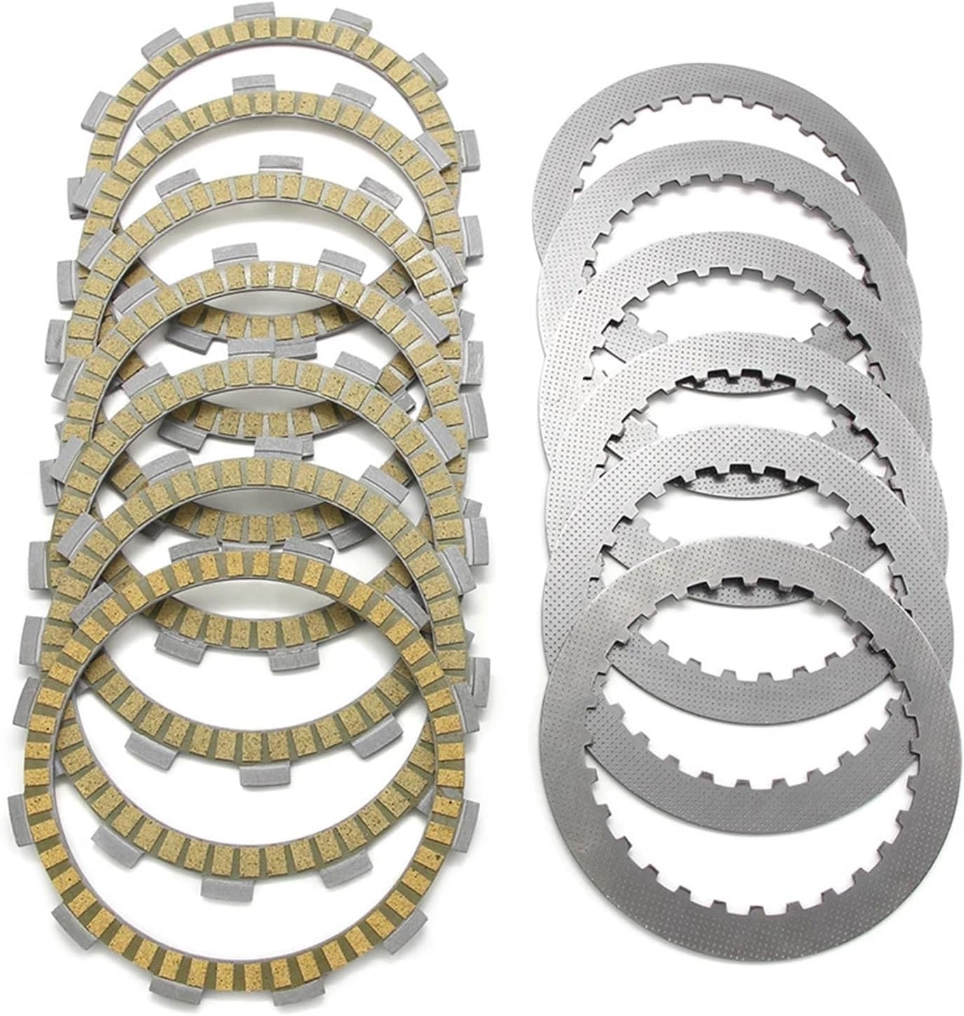 Motorcycle Clutch Friction Disc Plate Kit for SV400N SV400SN SV650 ABS & More - OEM Replacement Parts