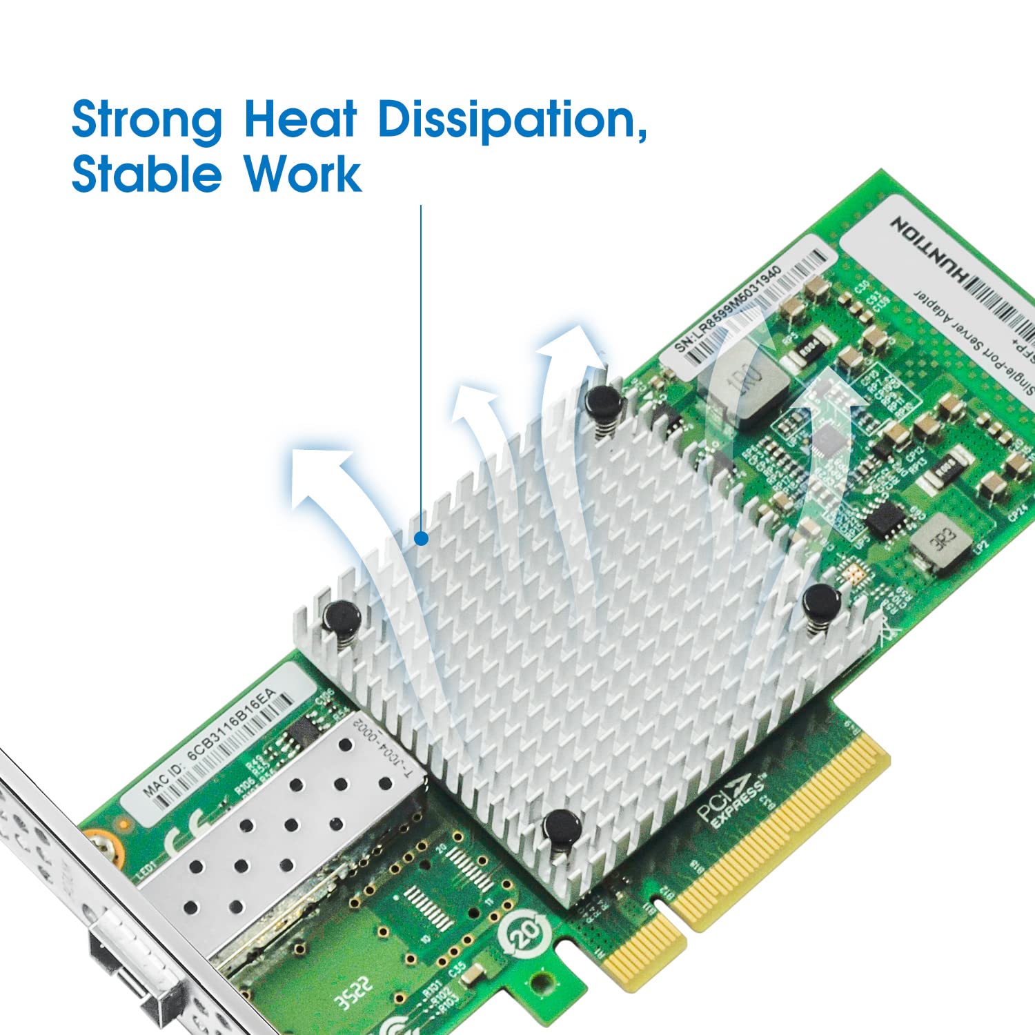 Amazon | Intel 82599ENチップ付き10Gbネットワークカード、シングル