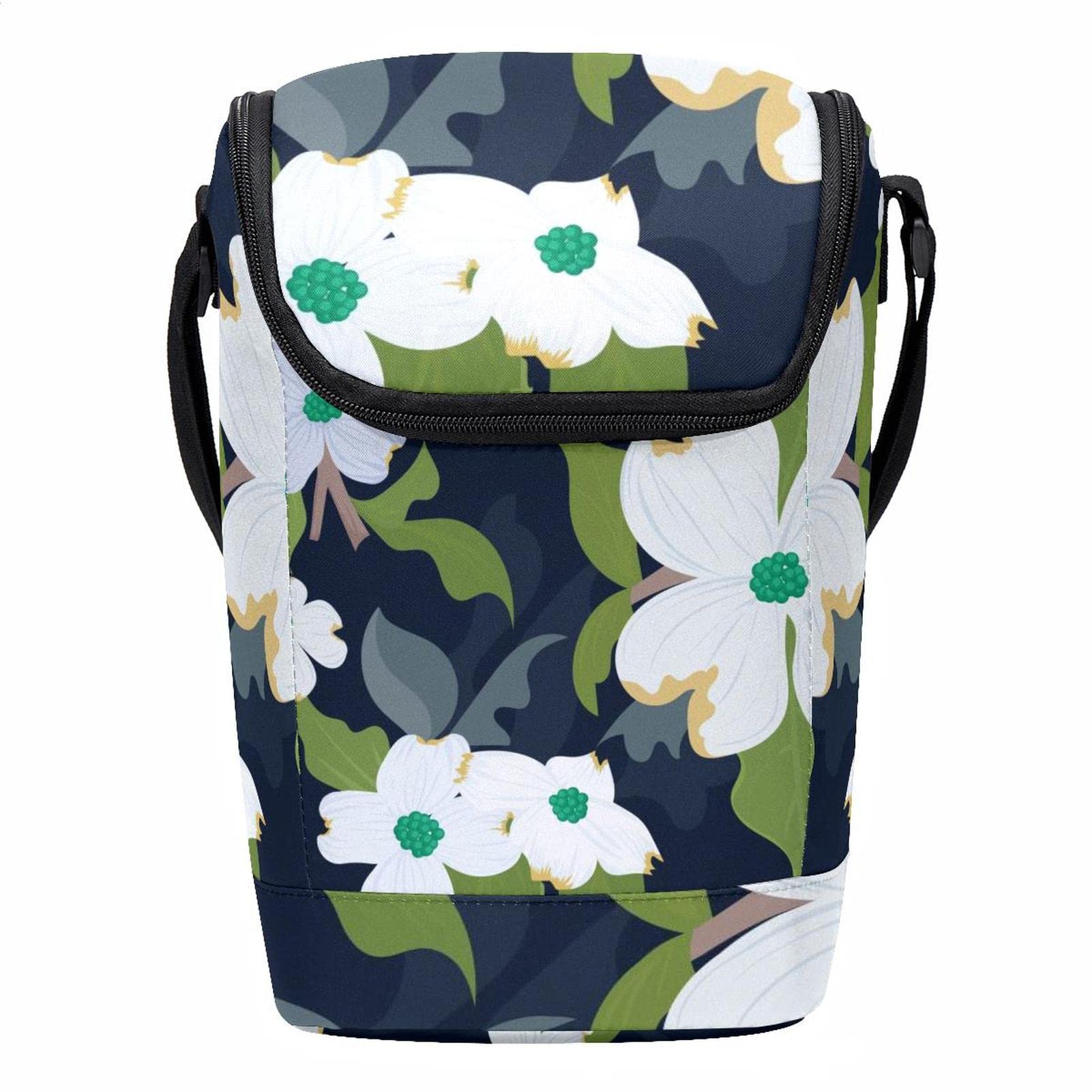 Lonchera floral portátil porta alimentos con aislamiento para el trabajo