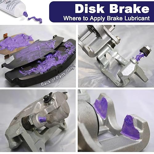 Miniatura 2 de Grasa de freno para lubricante de piezas de freno,Pinza deslizante pasador y lubricante de almohadilla,Grasa de freno de silicona de cerámica