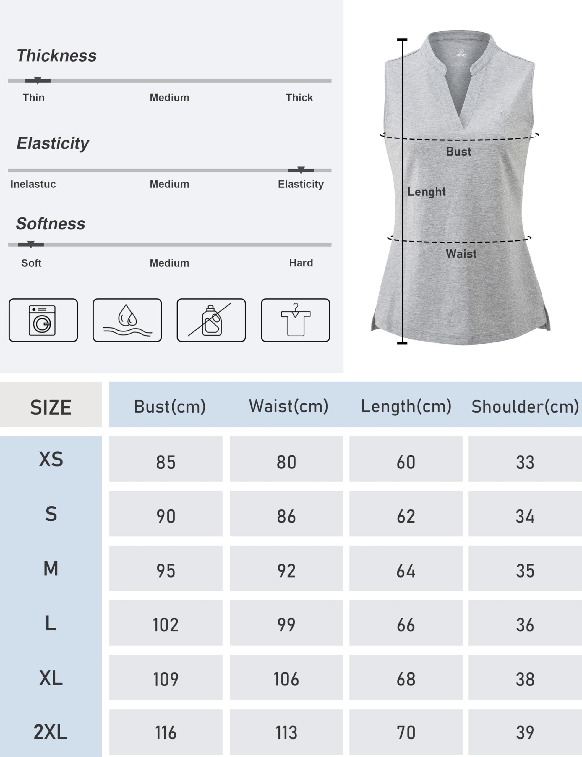 Polo Mujer Sin Mangas Verano Algodón Camiseta Deportivo Poloshirt Transpirable Golf Tops