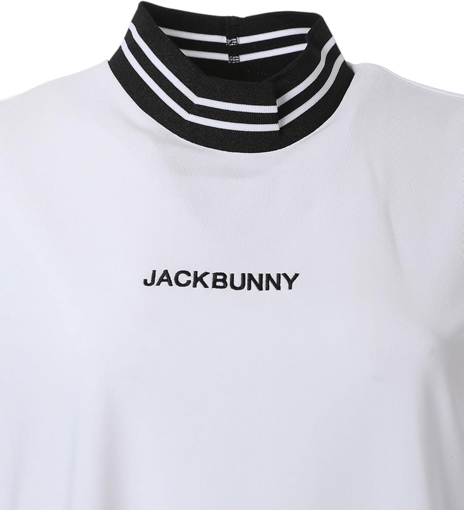 Amazon.co.jp: [ジャックバニー] レディース 半袖 モックネック