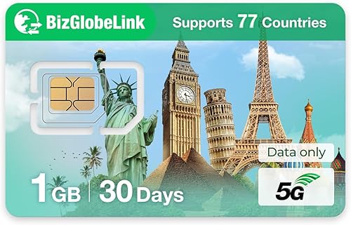 EIOTCLUB Bizglobelink - Tarjeta SIM solo de datos, red de cobertura de roaming internacional y local de EE. UU. para hotspot móvil WiFi portátil 4G