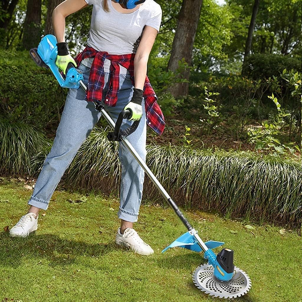 Portatile in Mano Cordless String Trimmer/Edger Lawn Mower Famiglia Piccolo Portatile Ricaricabile Weeder Multifunzionale Prato Elettrico Falciatrice