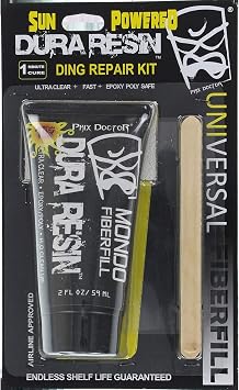 Phix Doctor 2 oz Sunpowered Mondo Dura Resin Surfboard Ding Repair Kit