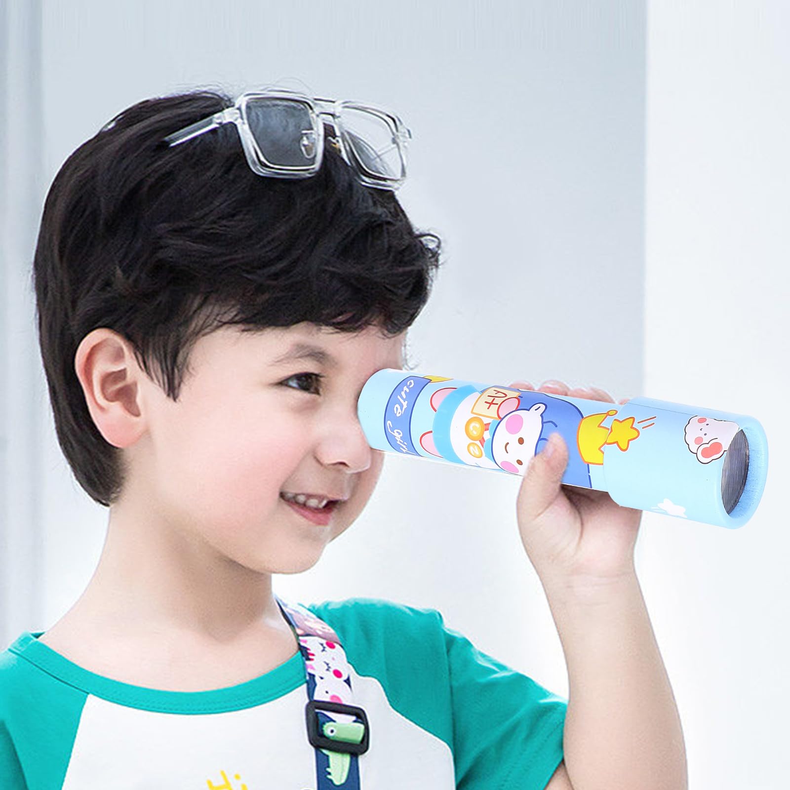 Zerodeko Caleidoscopio per Bambini Giocattolo Scientifico di Carta Mini Kaleidoscopio Educativo 6 Pollici Gioco Esplorativo per Sviluppo Visivo E creatività