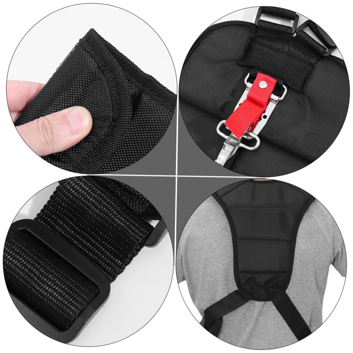 BESPORTBLE 2pezzi Cinghia Imbracatura Imbottita per Tosaerba e Decespugliatore Comfortevole Accessori per Giardinaggio e Elettrici da