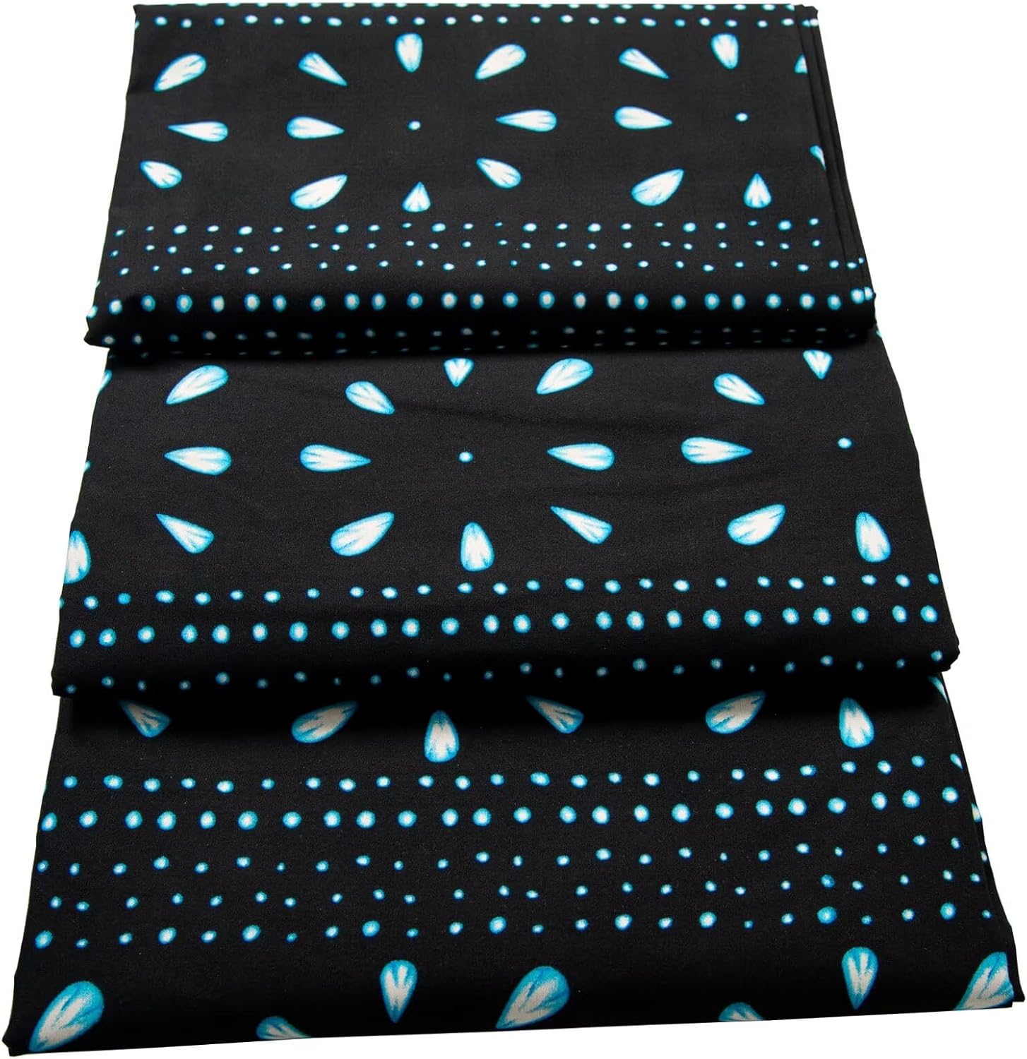 HollandaisWax 6 Yards African Fabric Wax Print Polyester Ankara Fabric Cloth Material for Crafts Sewing Clothes