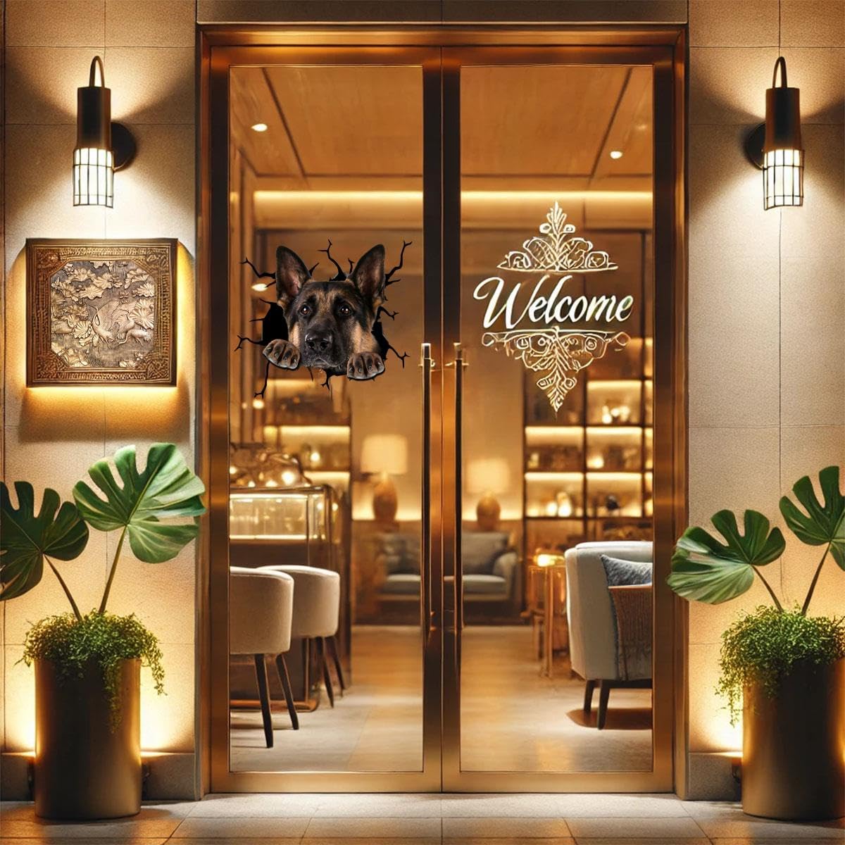 Vinyl Dog Stickers - Car Decals for Women & Dog Lovers (German Shepherd)