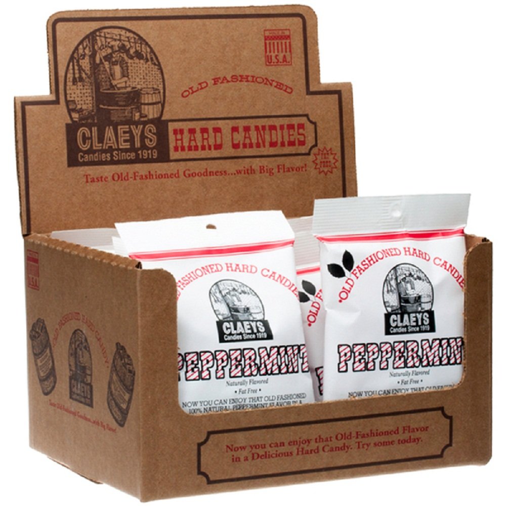 Claey's Natural Peppermint Candy, 6 Packages of 6 Ounces Each image 2
