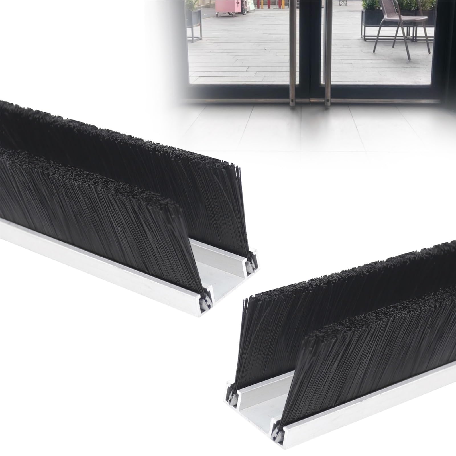 Aluminum Alloy Door Brush Sweep Seal