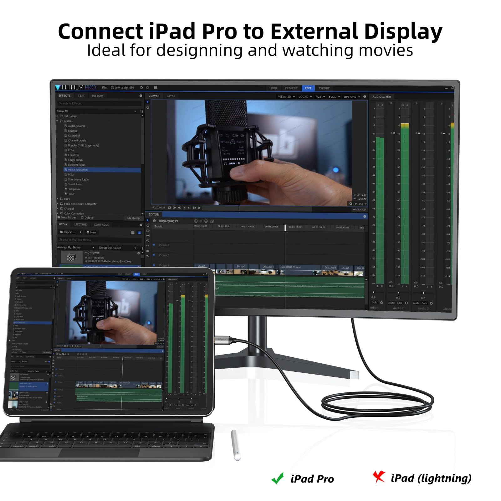 Confezione da 10 cavi da USB C a HDMI 2.0 da USB tipo C a HDMI 2.0 da 1,8 m, compatibile con Thunderbolt 3, ad alta velocità, in alluminio aggiornato, per MacBook Pro/Air, iPad Pro, Galaxy, Surface,
