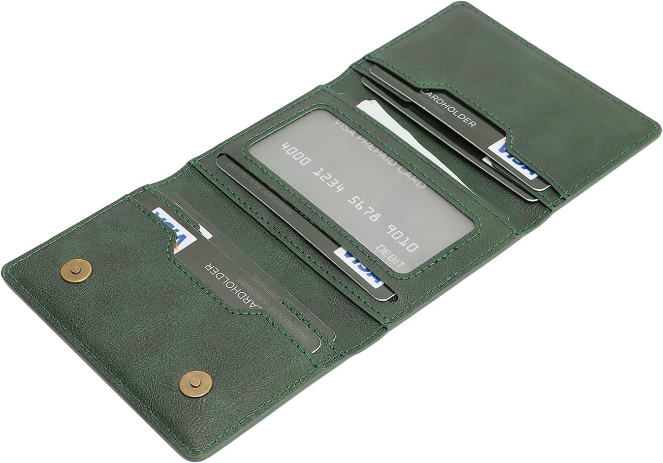 2-in-1 Protective Case for Samsung Galaxy S25 Ultra with Detachable Magnetic Wallet Card Holder Supports Magnetic Wireless Charging Made from Premium PU Leather Bracket Function (Green)