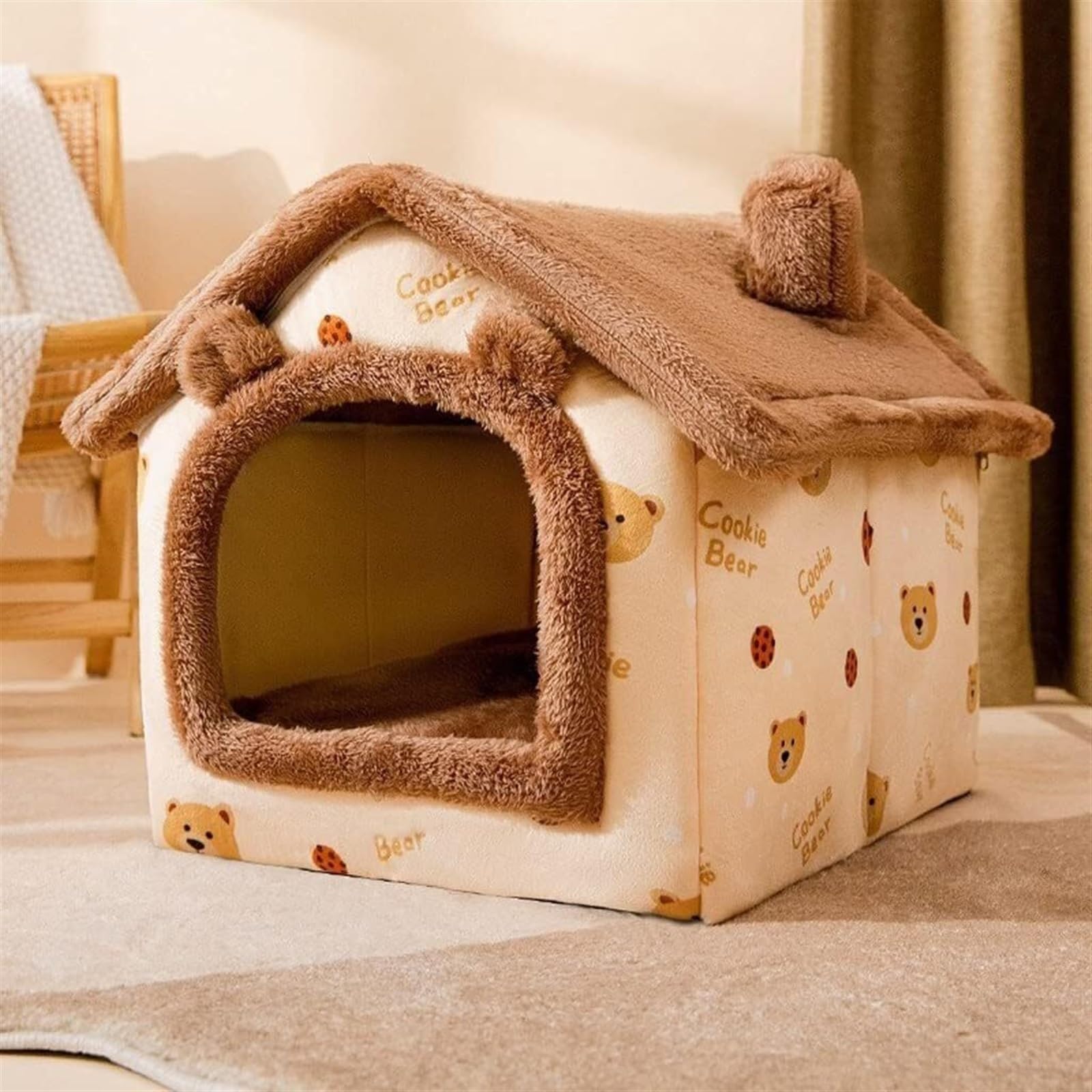 Beskie huisdier tent grot bed voor kleine middelgrote grote puppies Kitty honden katten huisdieren slapen kussen