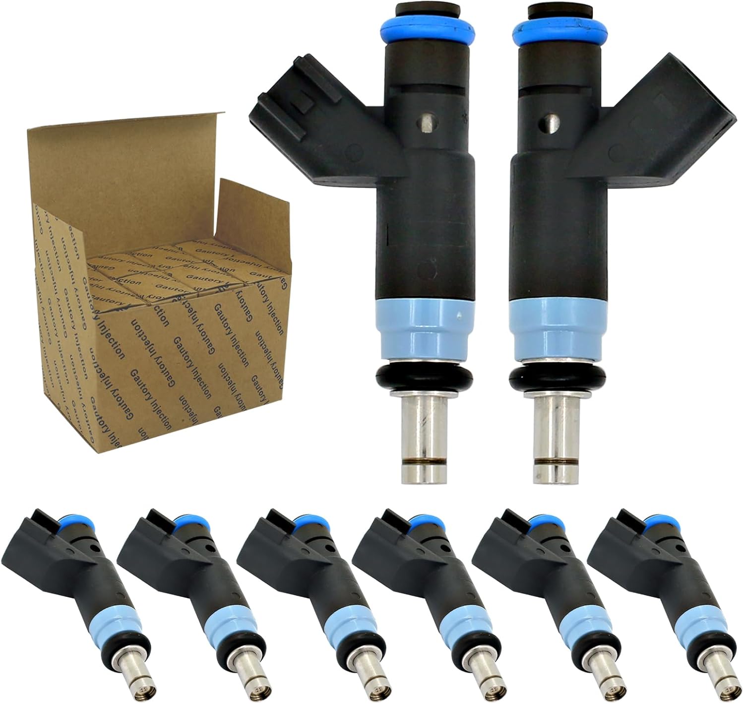 5038337AB Fuel Injectors Compatible with Dodge Challenger 2011-2021, Charger 2012-2021, Durango 2018-2021, Jeep Grand Cherokee 2012-2021 6.4L Replaces 05038337AB FJ1218 Set of 8