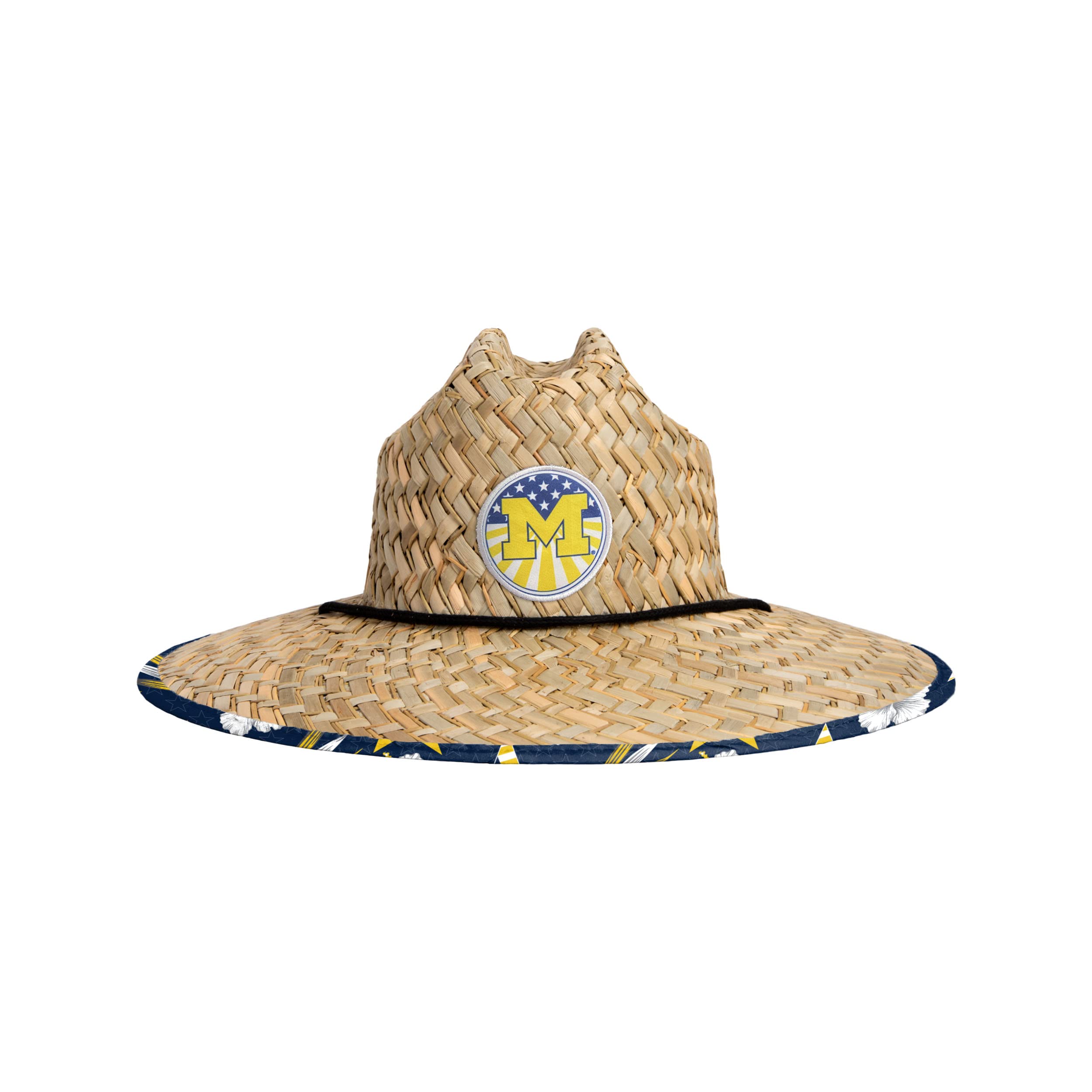 FOCO Michigan Wolverines NCAA Americana Straw Hat