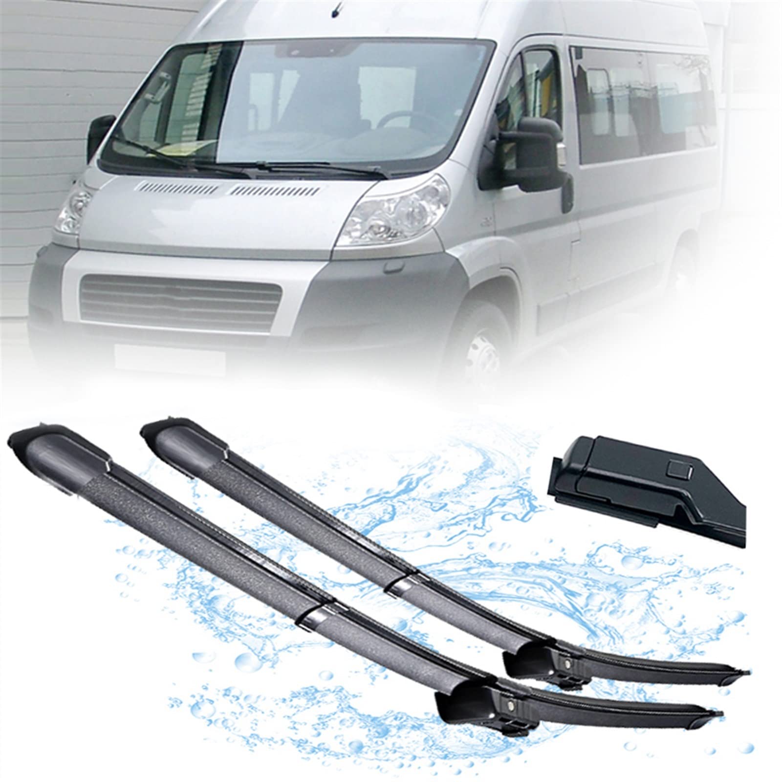 Balais d'essuie-glace Peugeot Boxer 2006-2013 | Essuie-glace avant 26 22 pouces