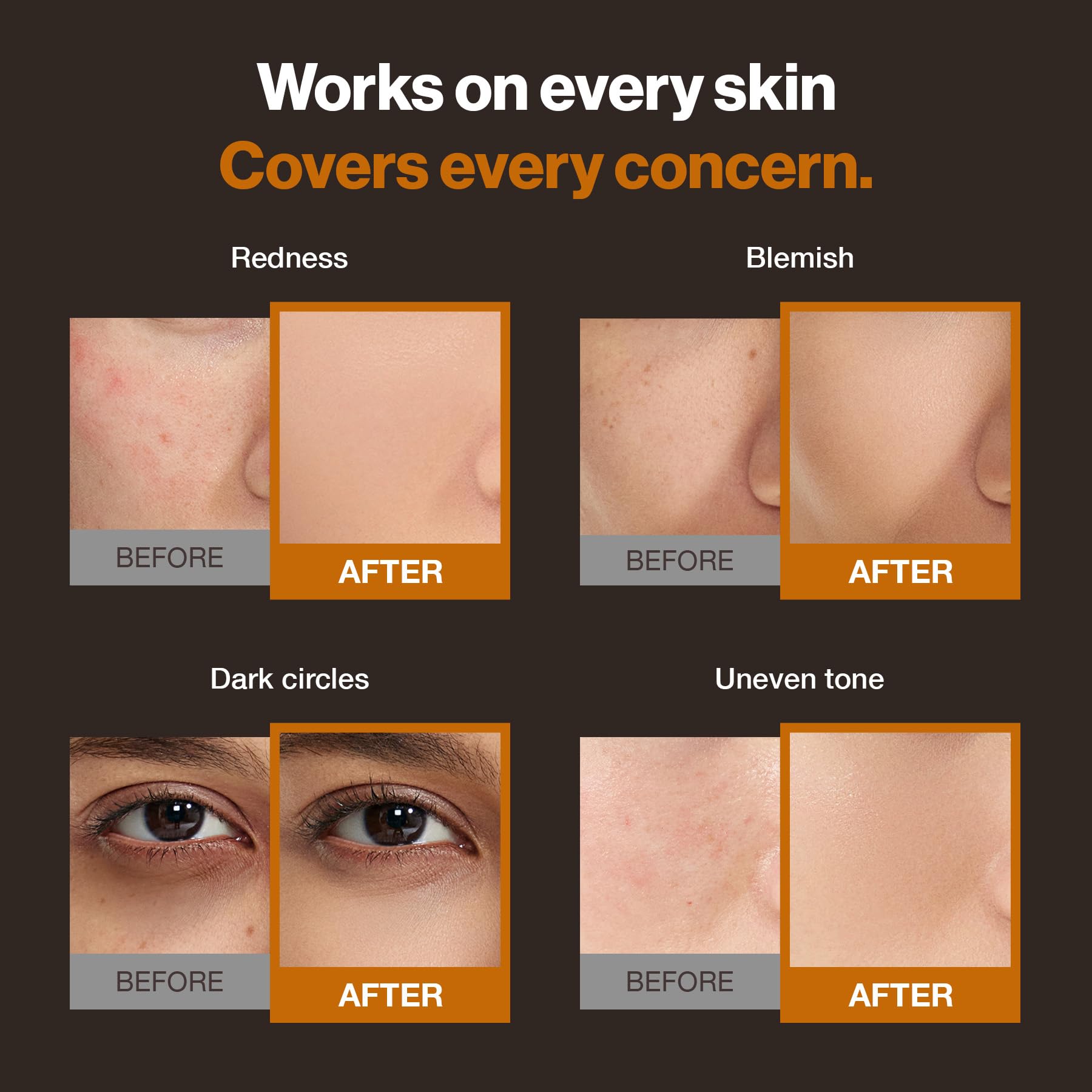 OBgE Base De Maquillaje En Barra Natural Cover Con Brocha Para Una Corrección Y Cobertura Impecables Del Tono De Piel. Larga Duración Para Uso Diario. 23 (0.5 Oz) Arena.