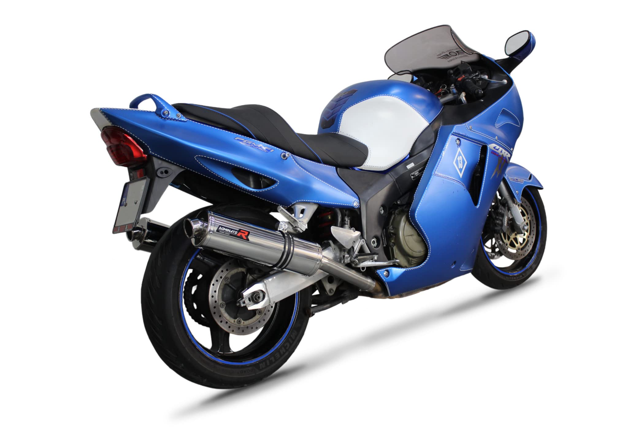 DOMINATOR Sportauspuff Schalldämpfer ST – Für Honda CBR 1100 XX (Bj. 1996–2006), Inkl. DB-Killer
