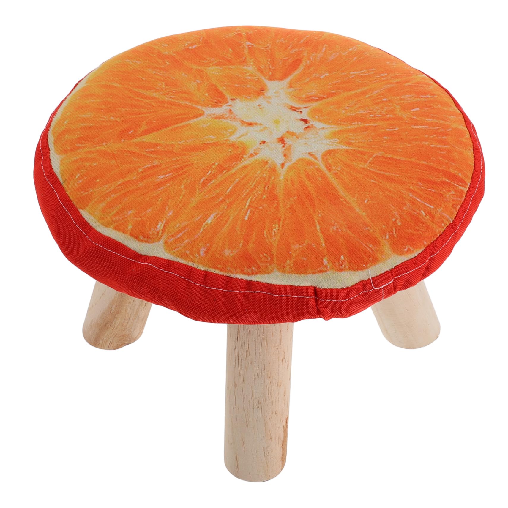 FOMIYES Wooden Footstool Small Round Stool for Home Fun Shoe Changing Stool Solid and Girls Adults