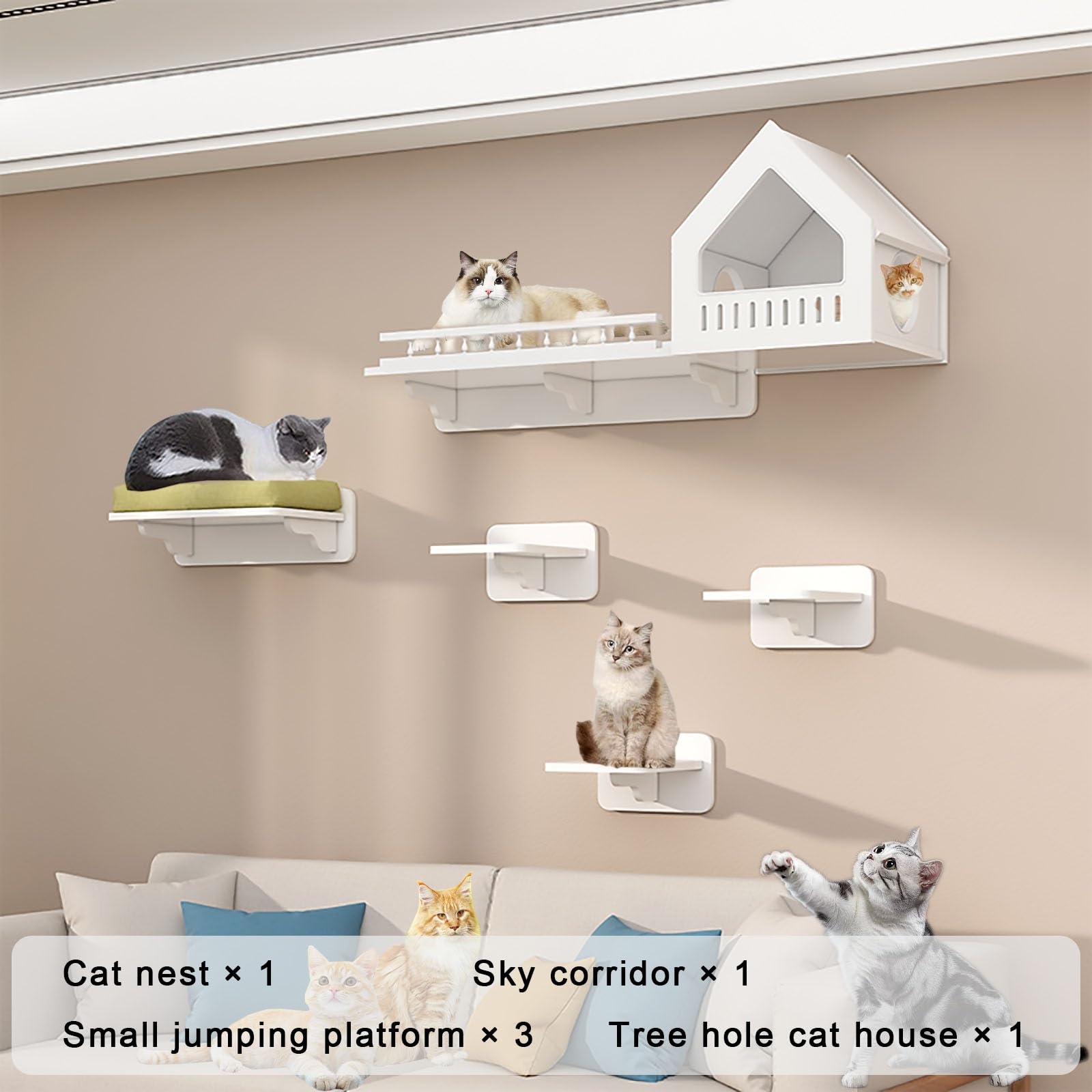 Amazon | キャットウォーク 壁 キャットウォークランキング、壁掛け猫