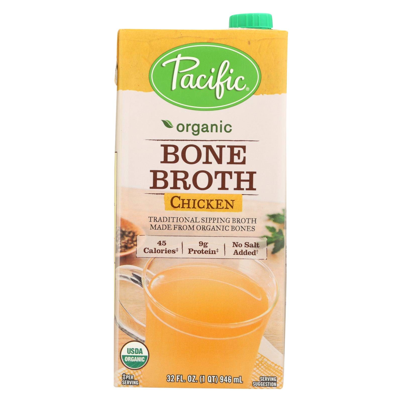 Bone Broth - Chicken - Case of 12 - 32 Fl oz.