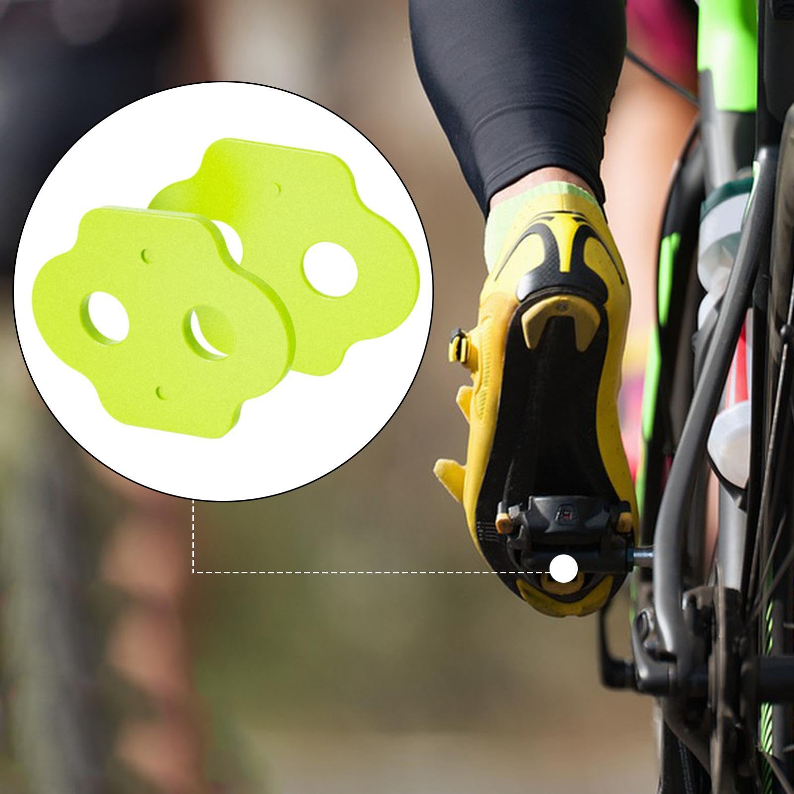 Cycling Cleats - Alignment Stack Adapter do pedałów rowerowych, 1,45 x 1,14 cala, precyzyjna korekcja położenia pedałów, regulacji wysokości i kąta drogi i grawitacji, niezbędne akcesoria montażowe