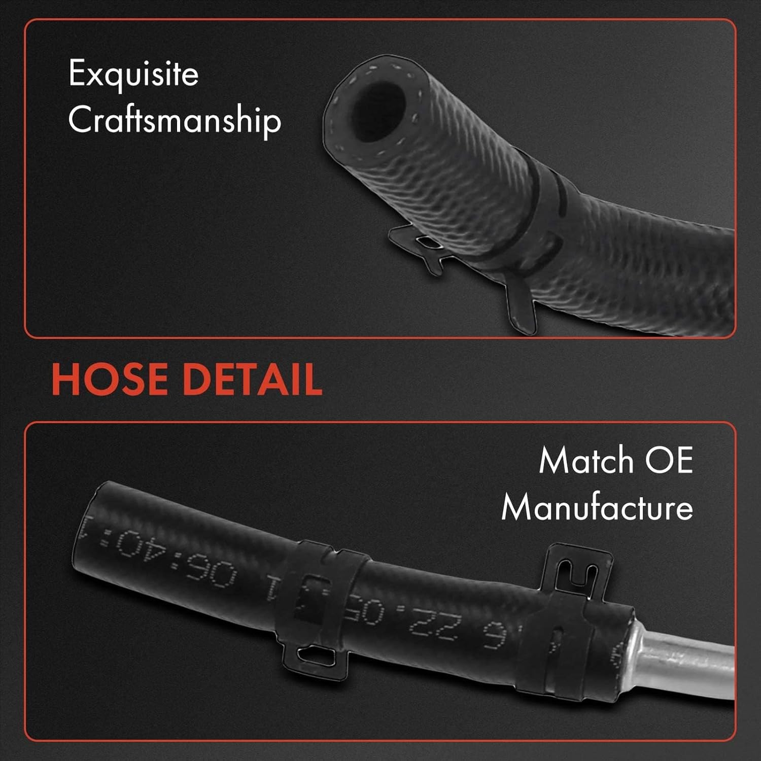 A-Premium Power Steering Hose Pressure Hose Line Assembly Compatible with Mercedes-Benz G500 2002-2008 G550 2009-2015 G65 AMG Pump To Gear/Rack Pinion