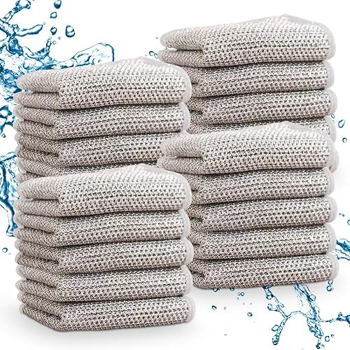 Miniatura 7 de Trapos multiusos de alambre para lavar platos en húmedo y seco, 2023, nuevo paño de alambre de metal multifuncional que no raya, almohadillas