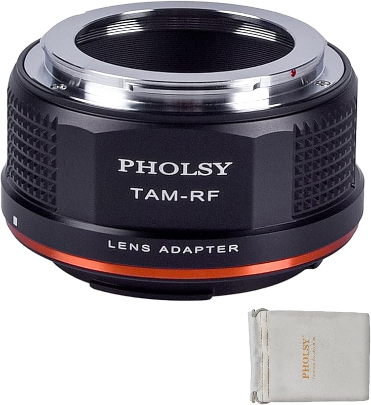 PHOLSY Adapter Compatible with Tamron Adaptall-2 Lens and Canon RF Camera | Manual Mount Converter Compatible with Tamron to Canon RF, Adaptall-2 to Canon RF, Adaptall-2 to RF