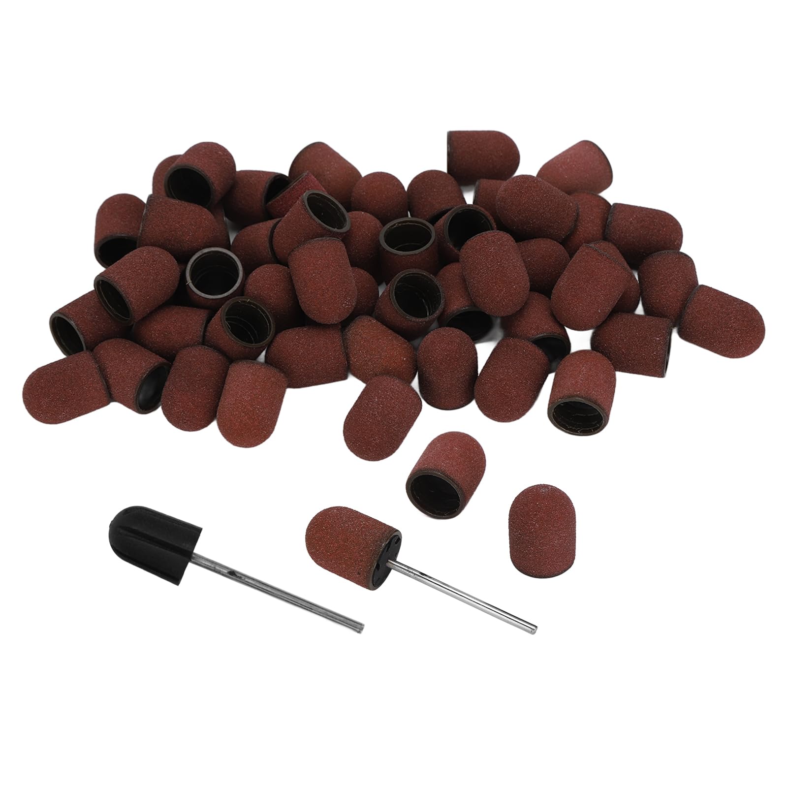 Dioche 50 Bandas de Lijado Profesionales para Uñas, Grano 120 con Eje T, Ideal para Pulido Suave y Compatibles con Máquinas de Manicura - Set de Brocas para Taladro de Uñas