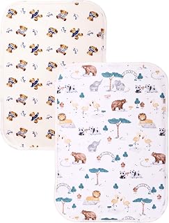 ベビーマットIKEA:おすすめ人気商品と選び方徹底ガイド 16 La Kissa Diaper Sheets, Waterproof Sheets, Baby Diaper Changing Sheet, Carrying, Mat, Perfect Size, Pet, Choose Design Blue Bear + Zoo