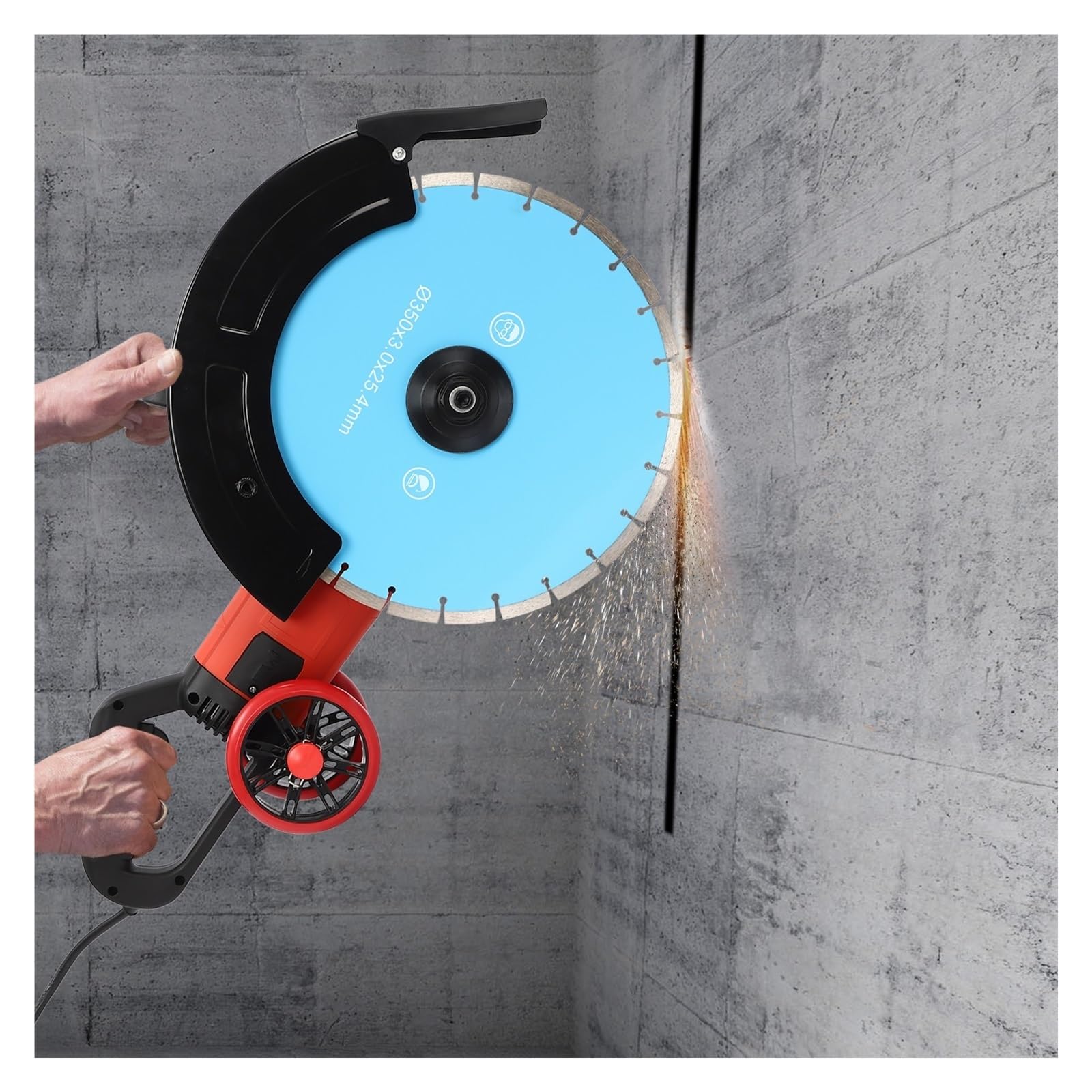 Cortadora De Hormigón Eléctrica 3500 W For Paredes, Piedra, Granito Y Ladrillo