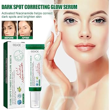Face Serum - with Glycerin and Panthenol,Dark Spot Corrector & Hydrating Formula, Evens Skin Tone & Locks in Moisture for Radiant Glow,Improves Dullness & Uneven ToneMoisturizing Skin Care,1.76oz