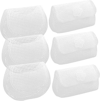 Plastic Mesh Sheets 6Pcs for Purses and Crochet DIY Craft Projects