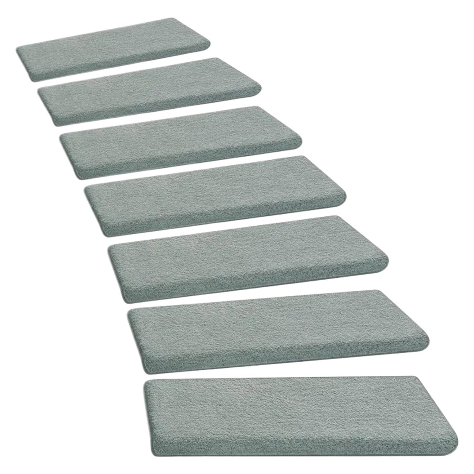 Peldaños de felpa para escaleras resbaladizas pack de 14 piezas con base anticaídas de seguridad