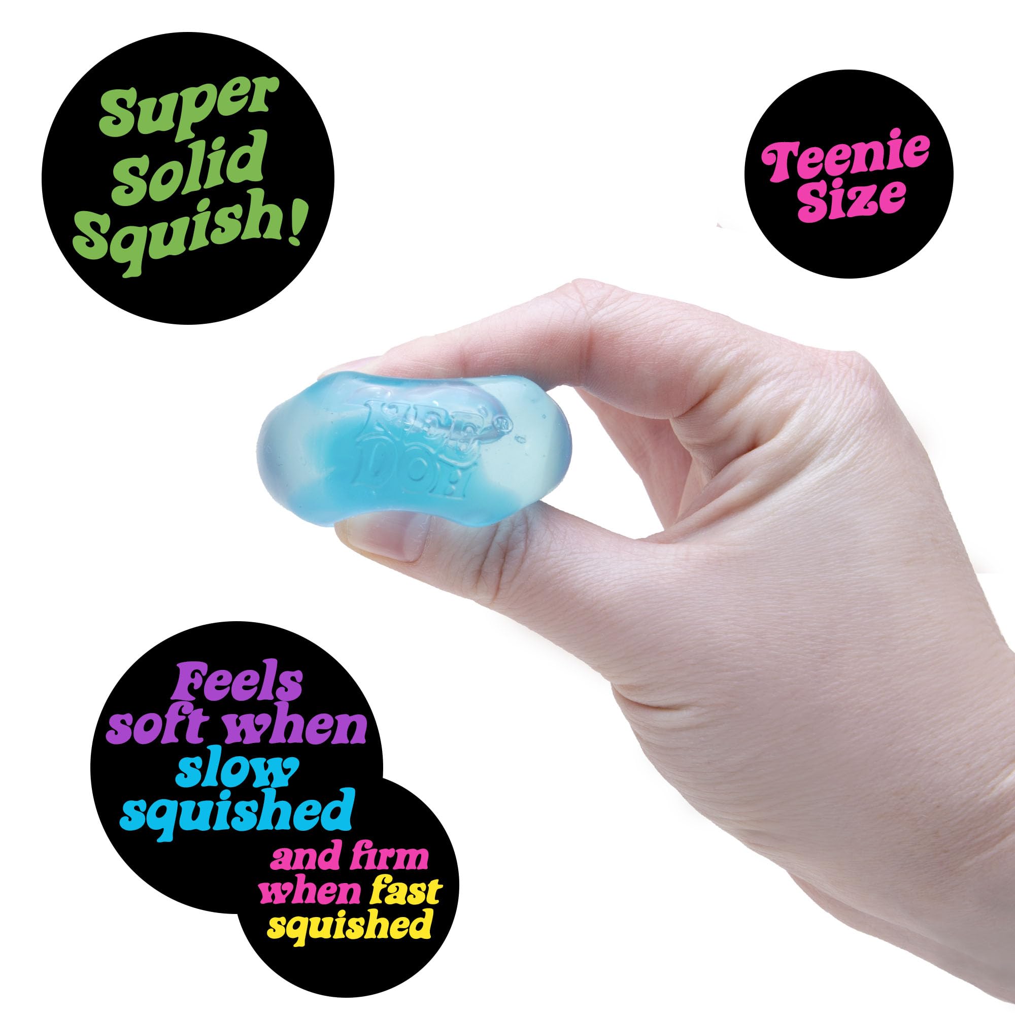 Schylling NeeDoh Nice Ice Baby 4 Pack - Sensory Squeeze Toy - 1.5