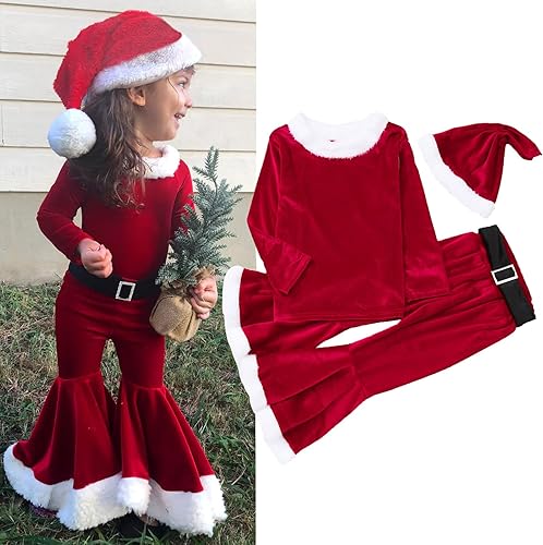 Miniatura 2 de Disfraz de Navidad para niños y niñas, muñeco de nieve, Papá Noel, ropa de abrigo para cosplay, conjunto de pantalones