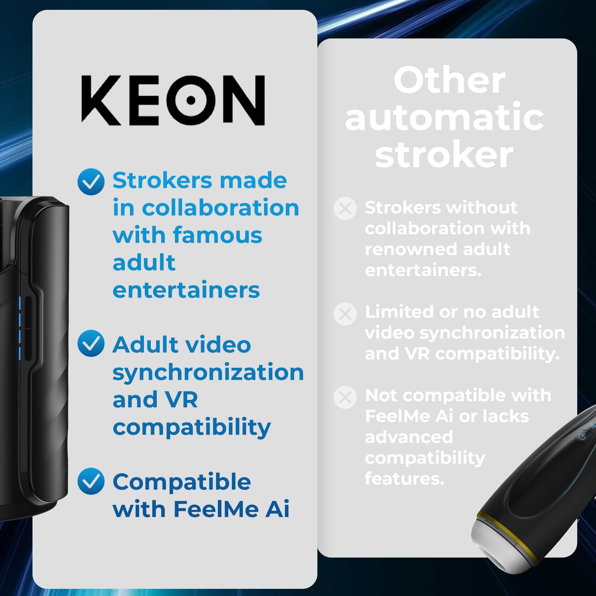 Kiiroo Keon Estimuladores Multicolor Talla única