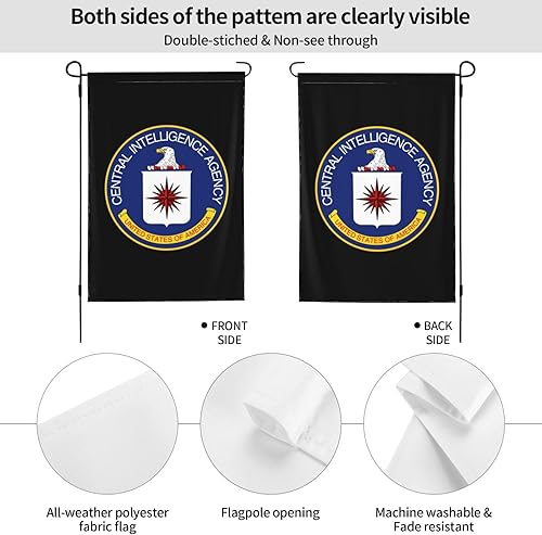 Miniatura 6 de Seal of the Central Intelligence Agency Garden Flag 28"x40" Inch Double Sided Garden Flags Home Lawn Outdoor Decor Flags Party Banner Welcome Flag