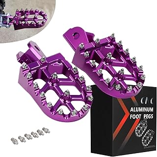 JFG RACING Dirt Bike Pegs,Motorcycle Foot Pegs MX Foot Pedals Rests CNC for Light Bee Surron/CRF150F CRF230F 2003-2019/KDX200 1983-1994