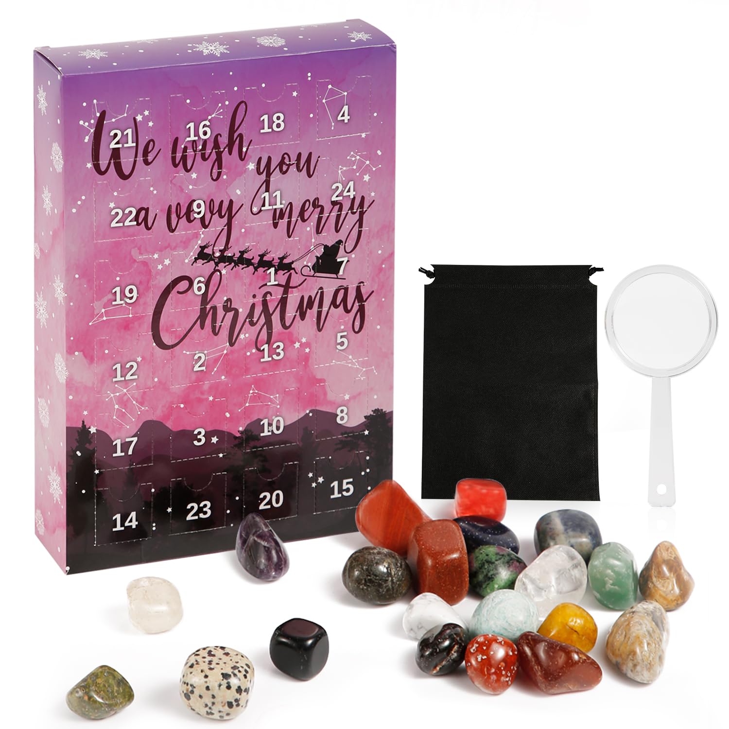 Amazon.com: Gemstone Advent Calendar, 2023 Gemstone Christmas Advent  Calendar Rocks 24 Gemstones to Open Each Day Christmas Countdown Calendar  for Girls Boys Geology Enthusiasts : Home & Kitchen