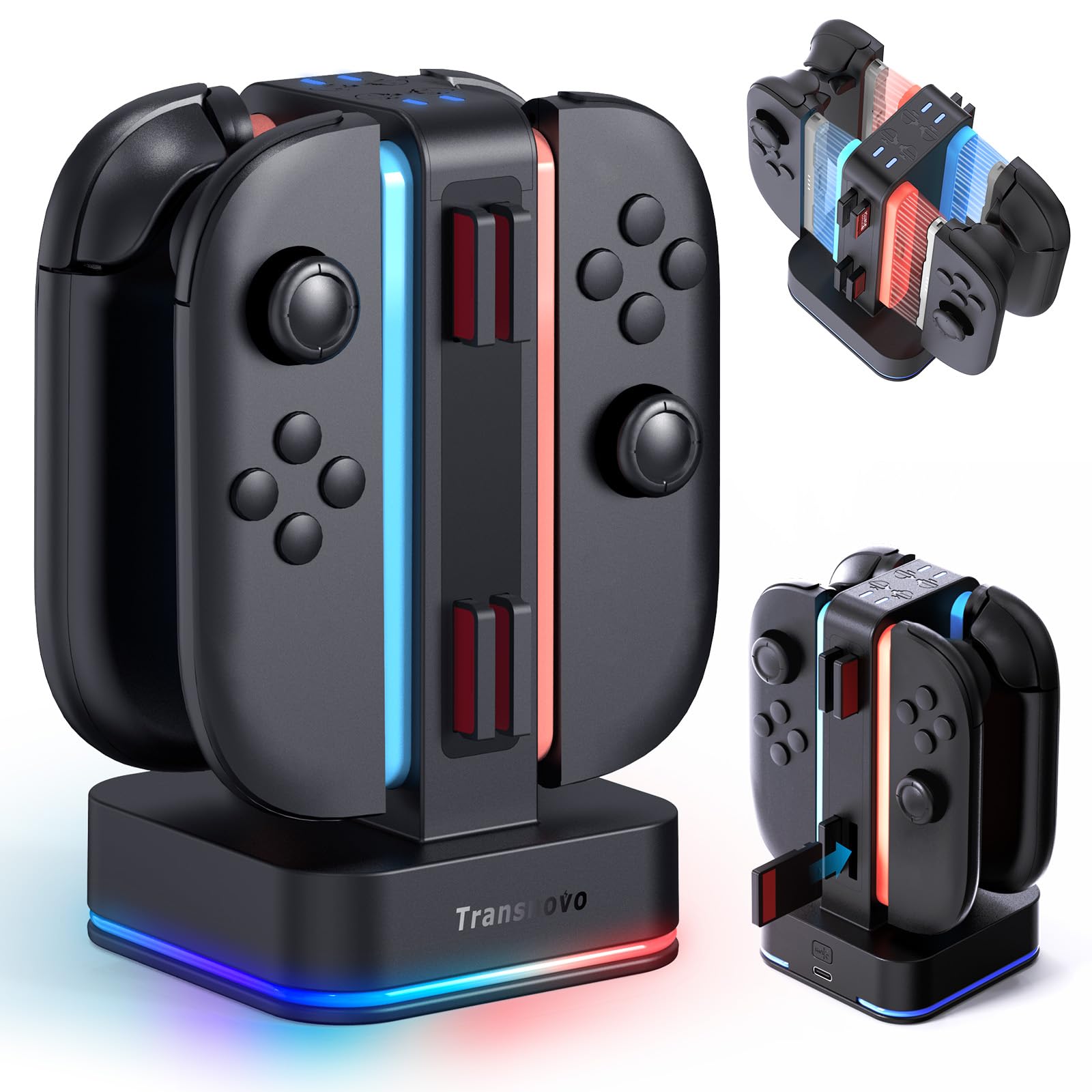 Amazon.co.jp: 【2025新登場】TRANSNOVO Switch 2 ジョイコン用 充電
